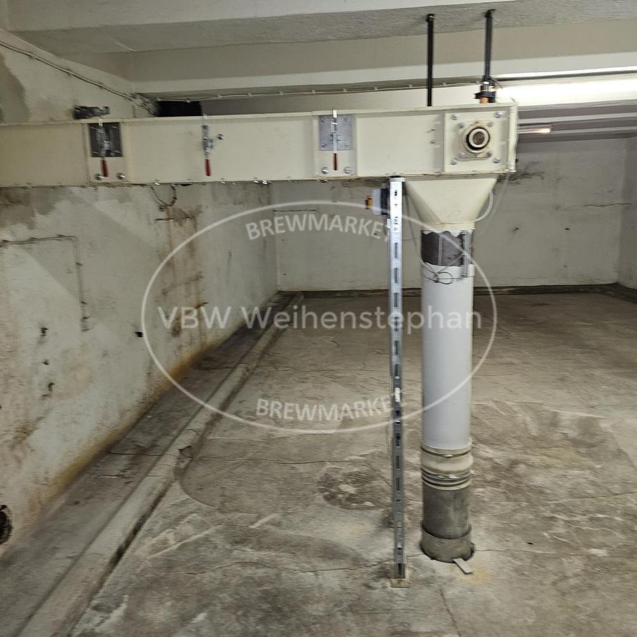 Used Malt receiving, storage, and cleaning, as well as conveying