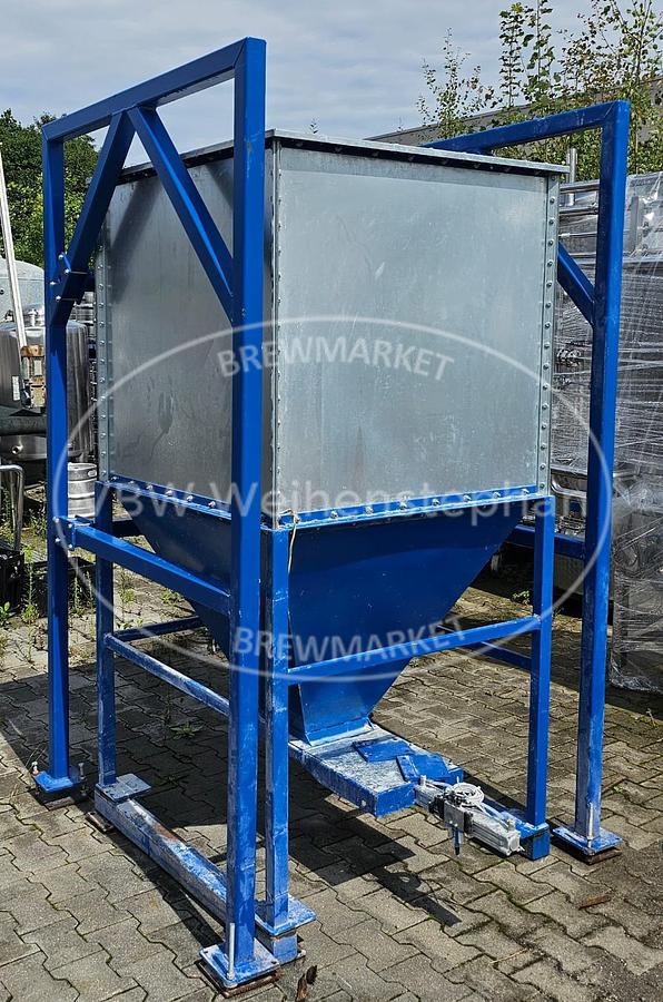 Used Malt milling plant with bunker