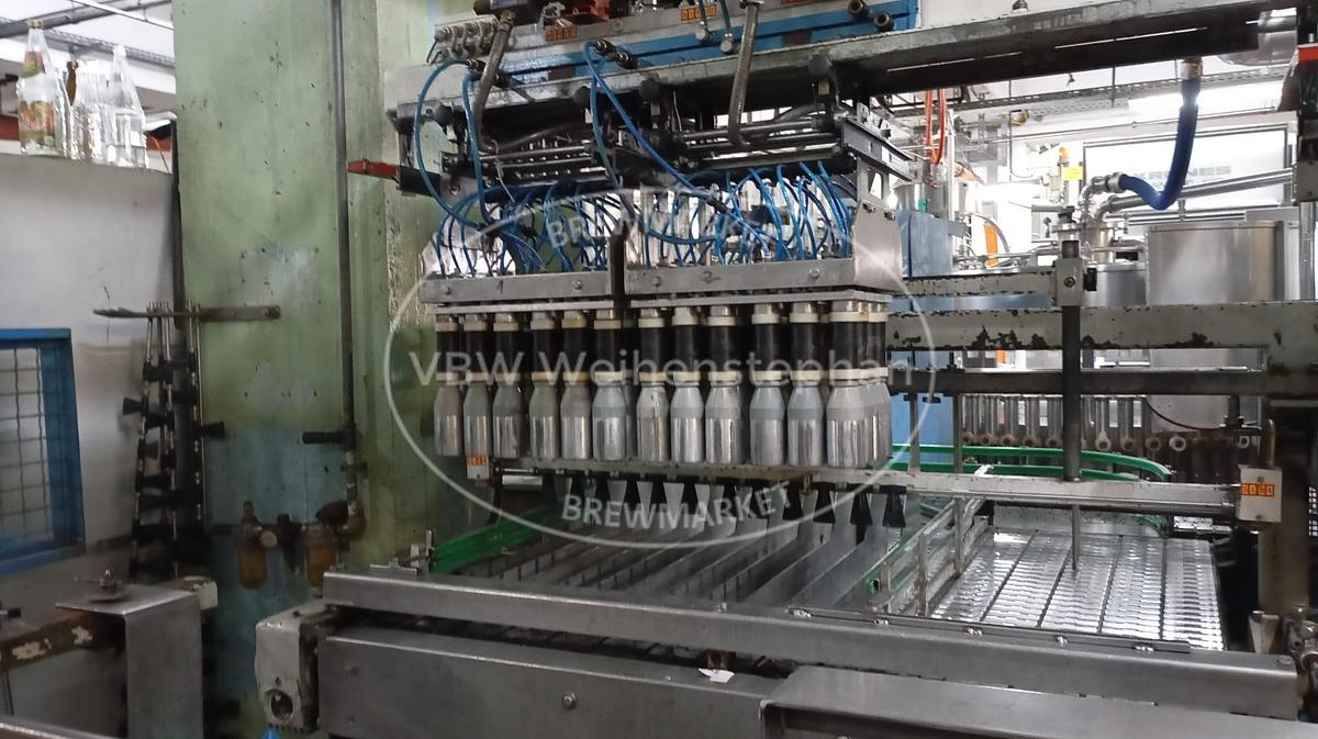 Used Glass bottle filling line