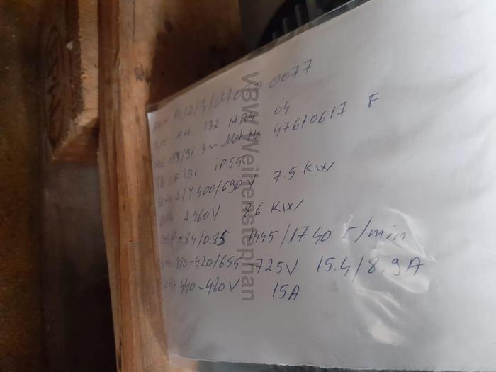 Used 3 phase induction motor