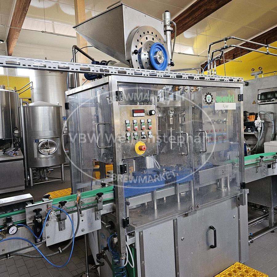 Used Glass bottle filling line