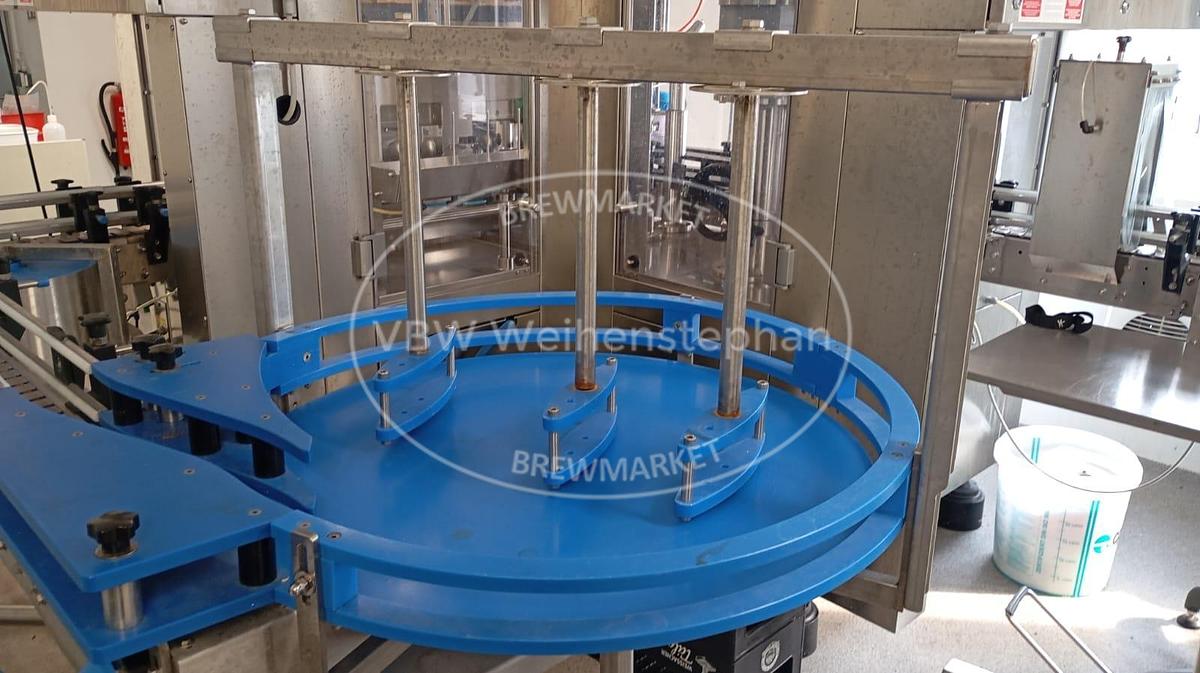Used Glass bottle filling line