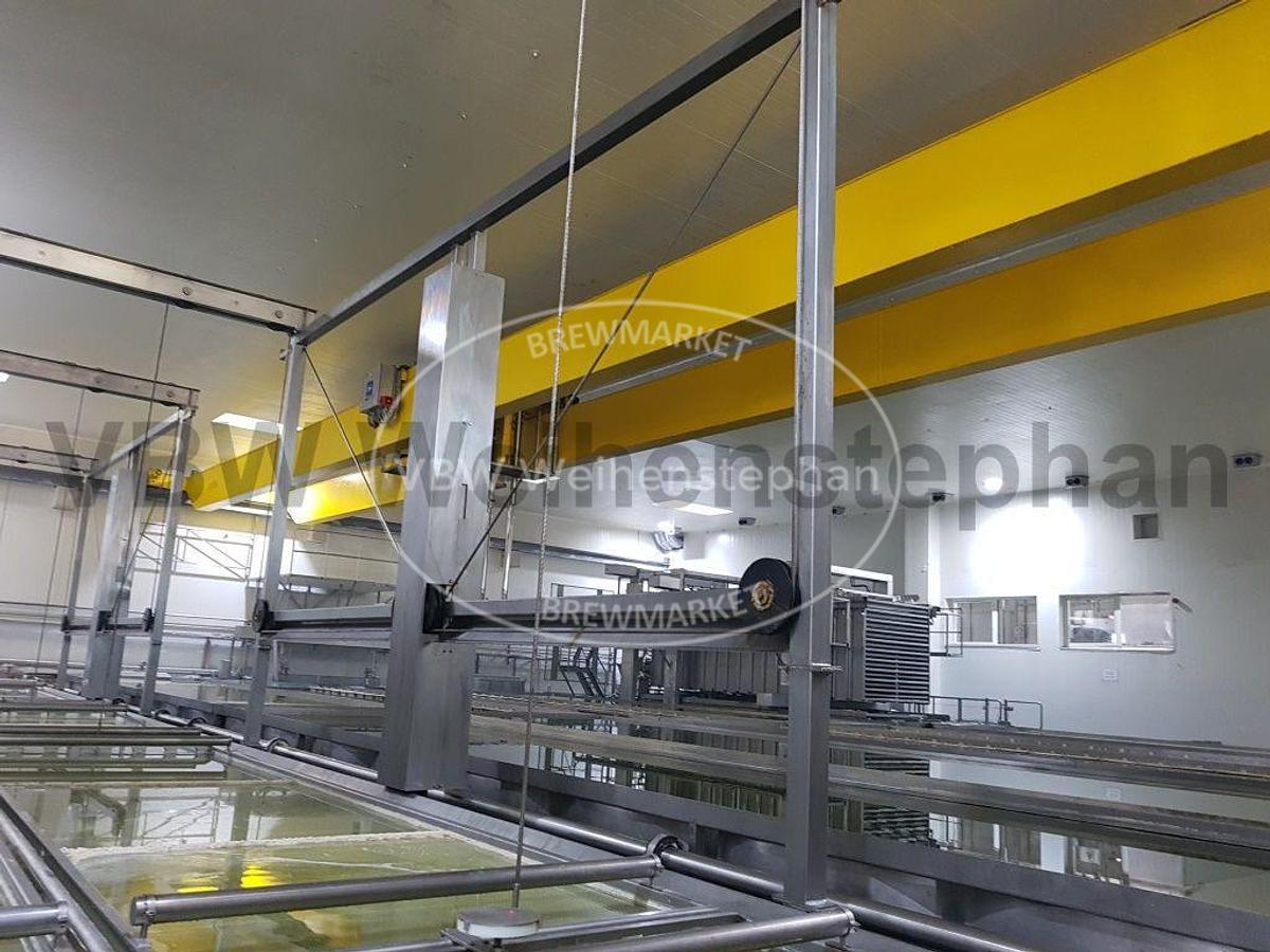 Used Travelling crane for salt bath system