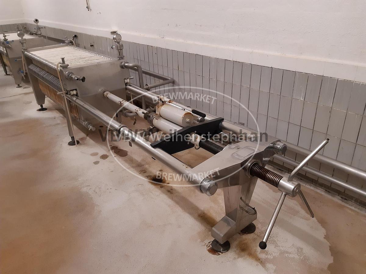 Used kieselguhr filtration plant