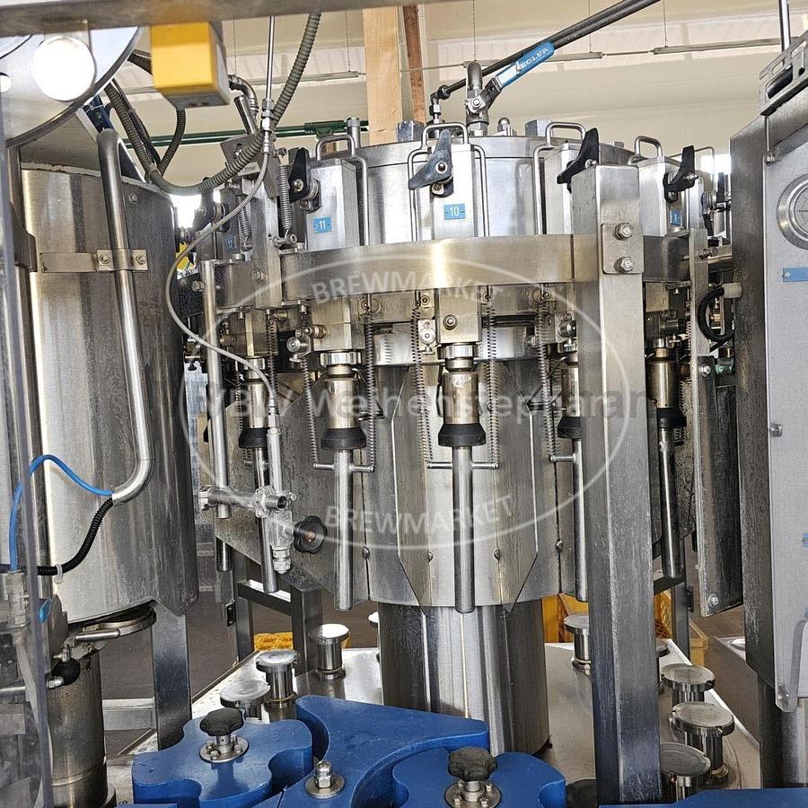 Used Glass bottle filling line