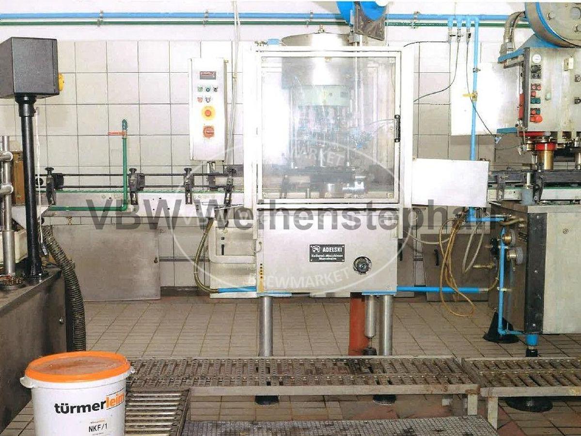 Used Glass bottle filling line