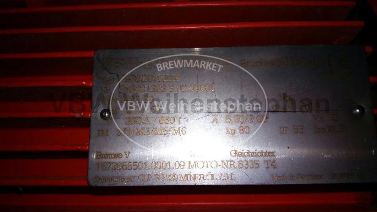 Gebraucht Flach-Getriebemotor