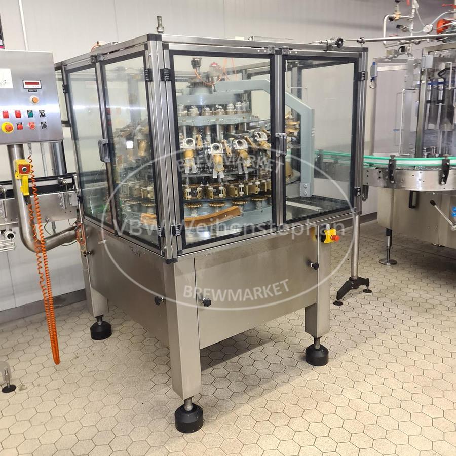 Used glass bottle filling line
