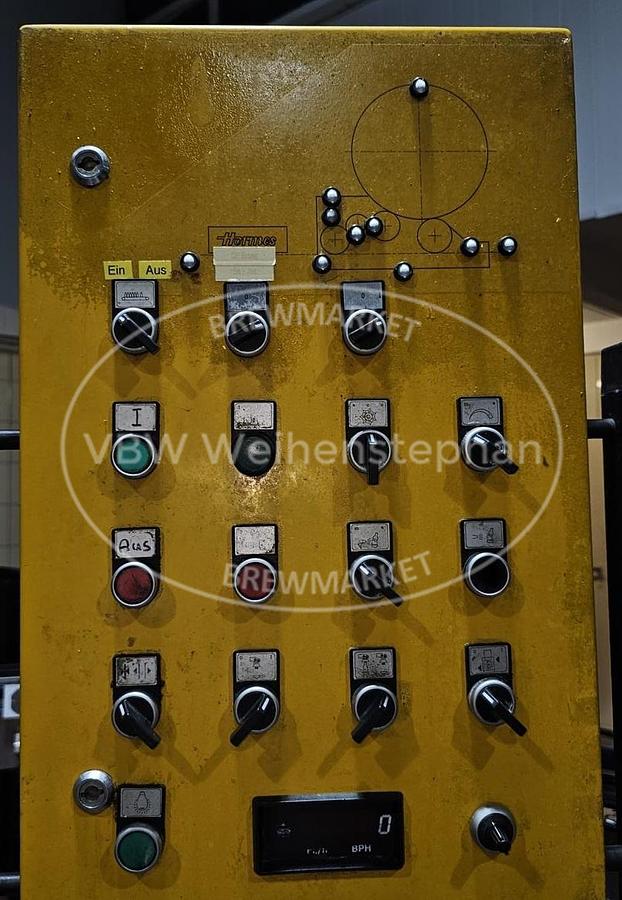 Used Glass bottle filler and capper