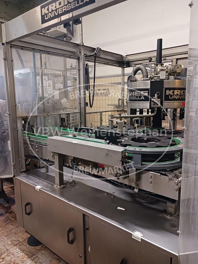 Used Glass bottle filling line