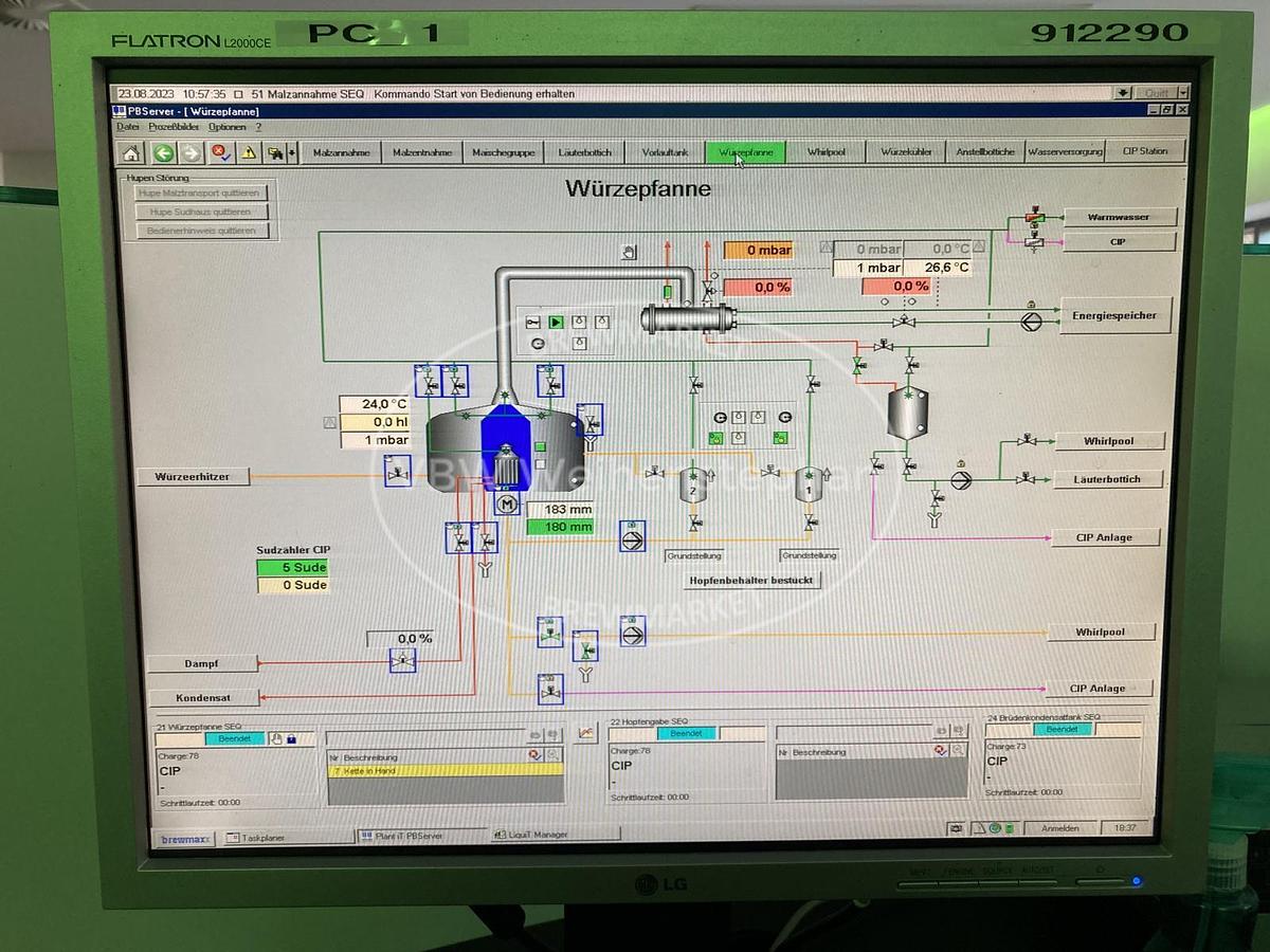 Used 5-vessel-brewhouse