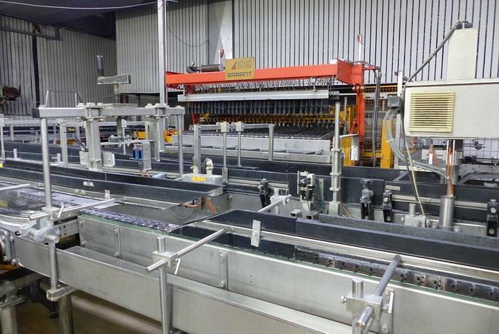 Used glass bottle filling line