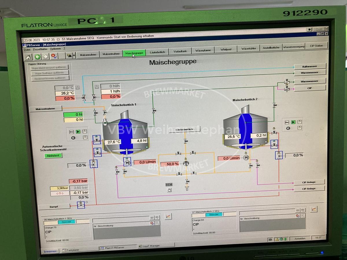 Used 5-vessel-brewhouse