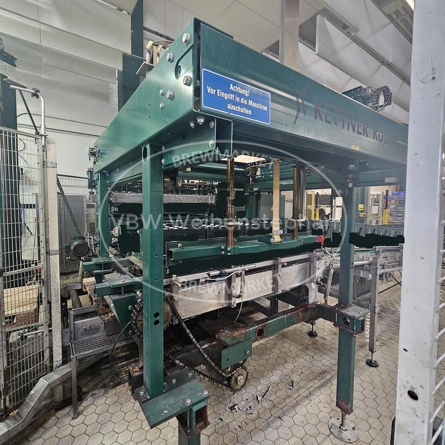 Used palettising and depalettising line