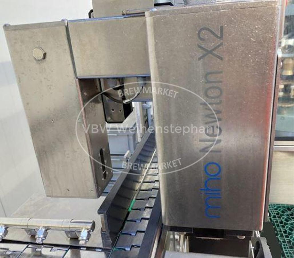 Used glass bottle filling line