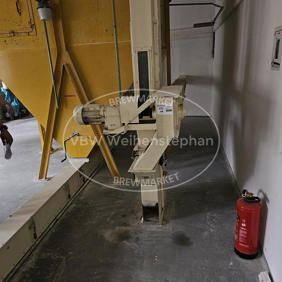 Used Malt receiving, storage, and cleaning, as well as conveying