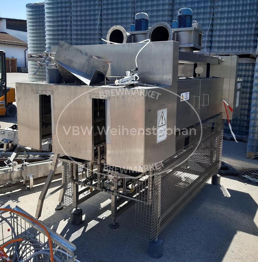 Used Shrink tunnel with 2 parallel conveyors