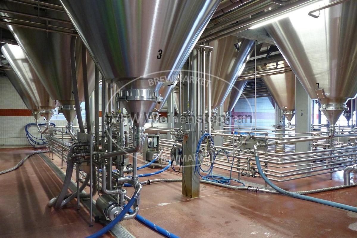 Used Cylindro-conical fermentation and storage tanks (CCT, 5 pcs.)
