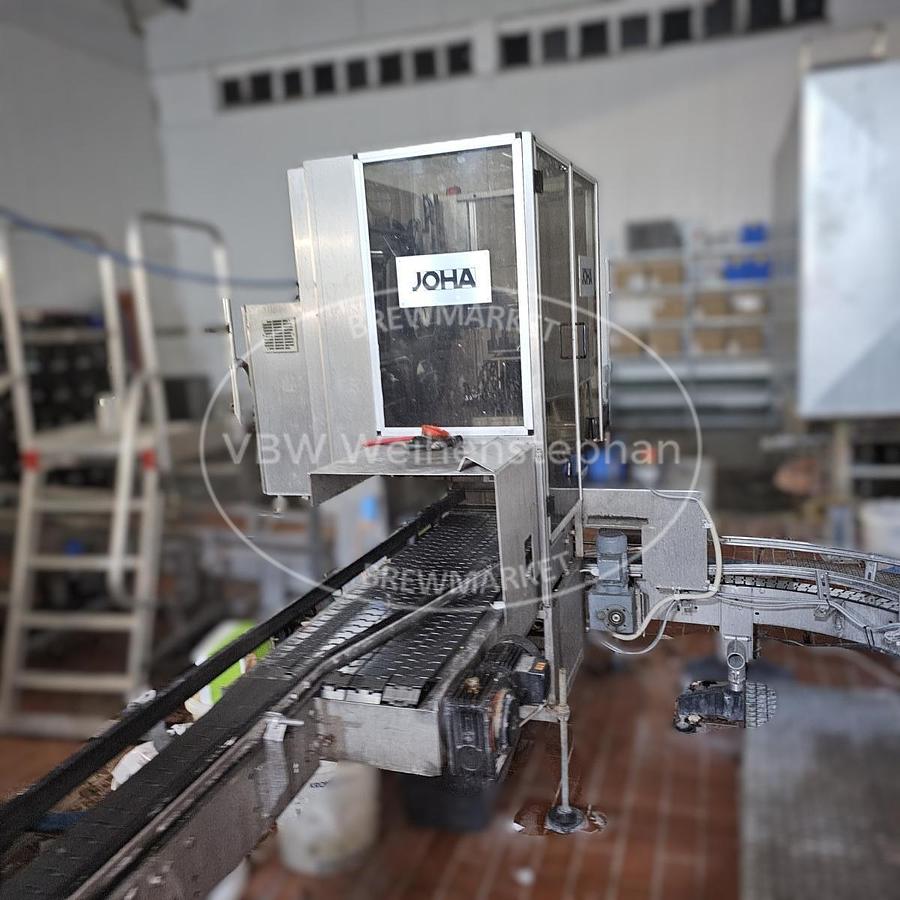 Used glass bottle filling line
