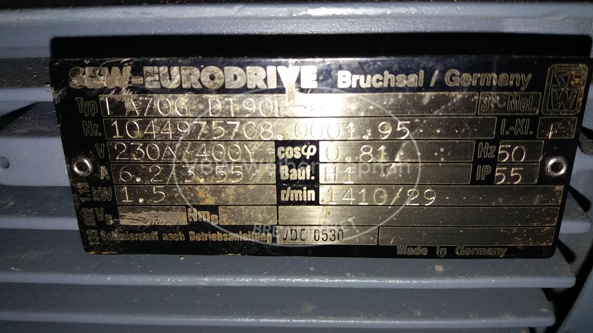 Used gear motor
