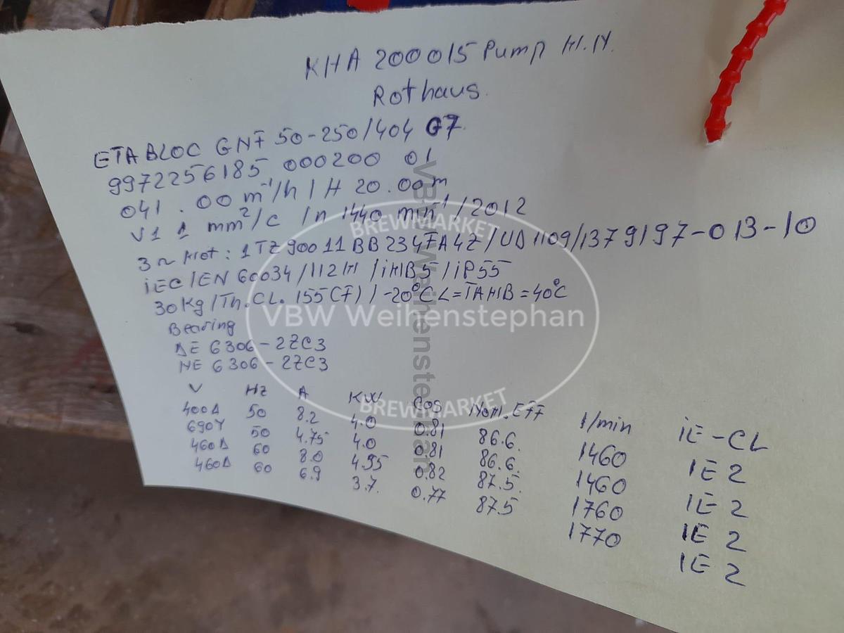 Used Centrifugal pump