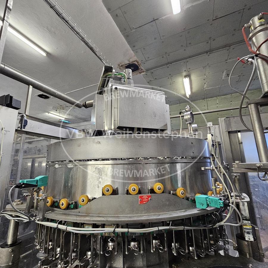 Used Glass bottle filler and capper