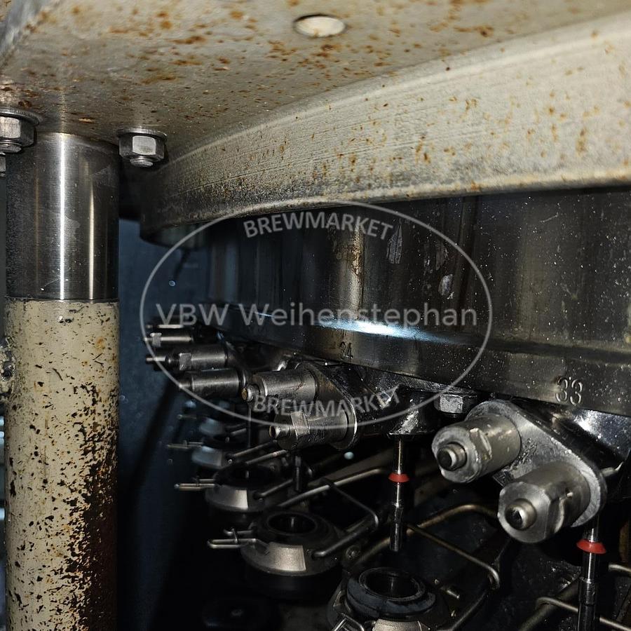 Used Glass bottle filler and capper