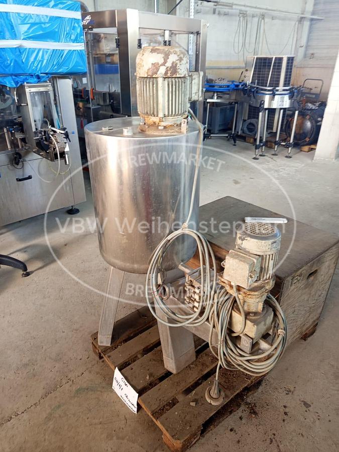 Used Kieselguhr dosing vessel