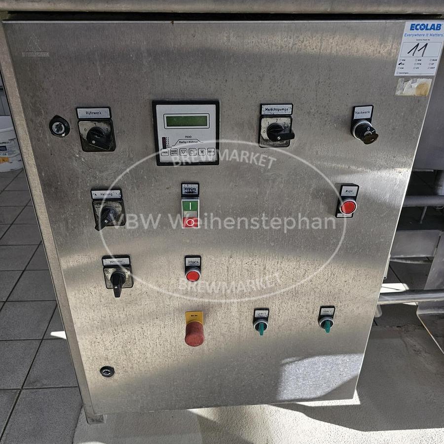 Used 3-vessel brewhouse