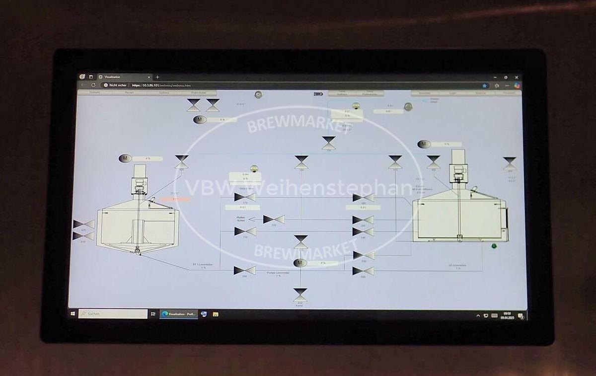 Gebraucht 2-Geräte-Sudhaus 10 hl