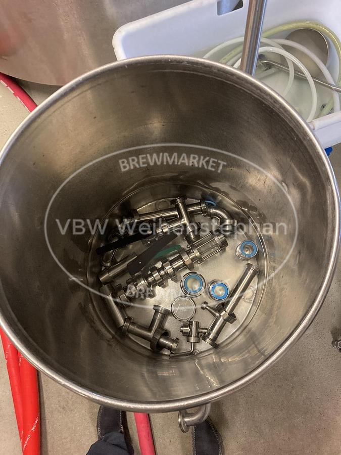 Used disinfection tub