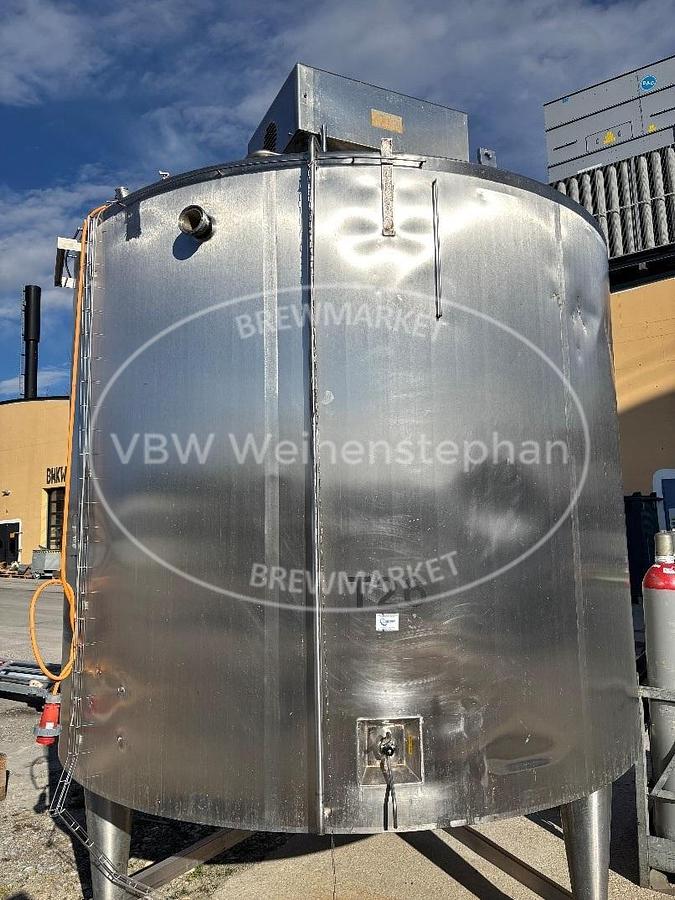 Used cream ripening tank