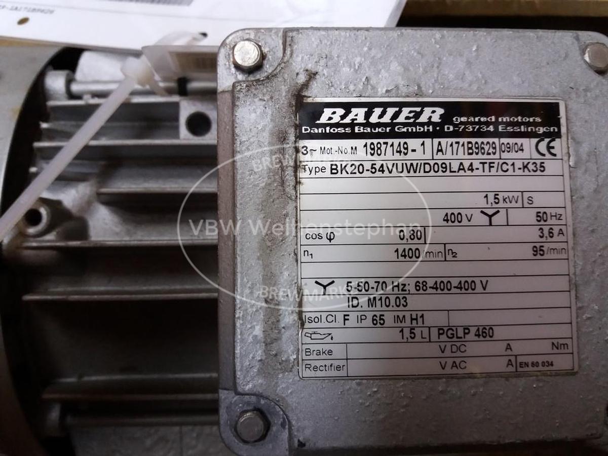 Used Bauer Gear Motor GmbH