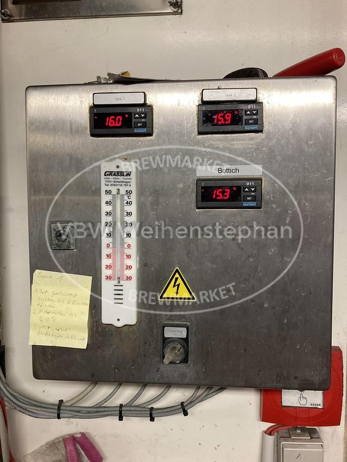 Used fermentation-, storage-, and pressure tanks [13 pcs]