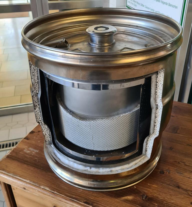 Used Self cooling keg