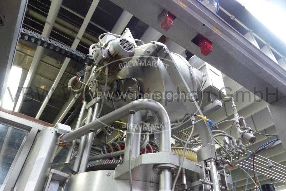 Used bottle filler and capper