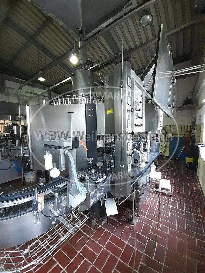 Used Glass bottle filler and capper