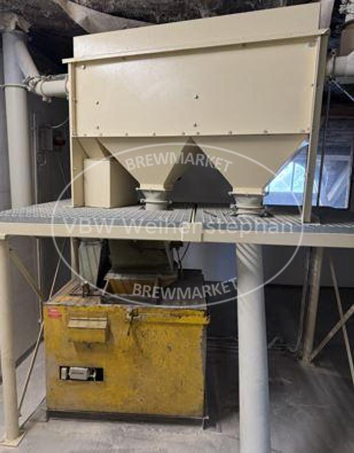 Used Malt receiving, storage, and cleaning, as well as conveying