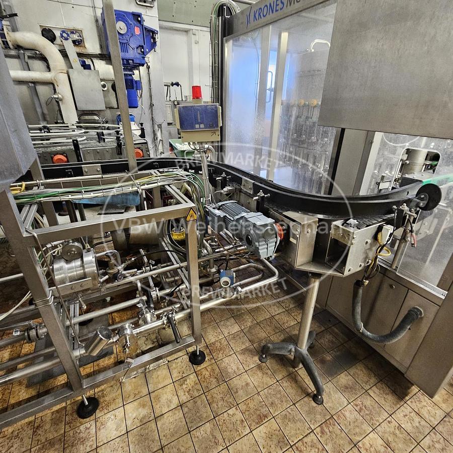 Used Glass bottle filler and capper