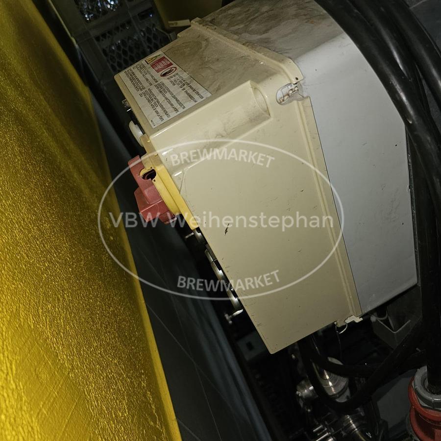 Used Kieselguhr filter with horizontal filter elements