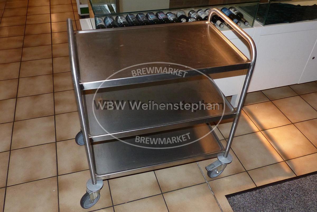 Used Stainless steel serving trolley