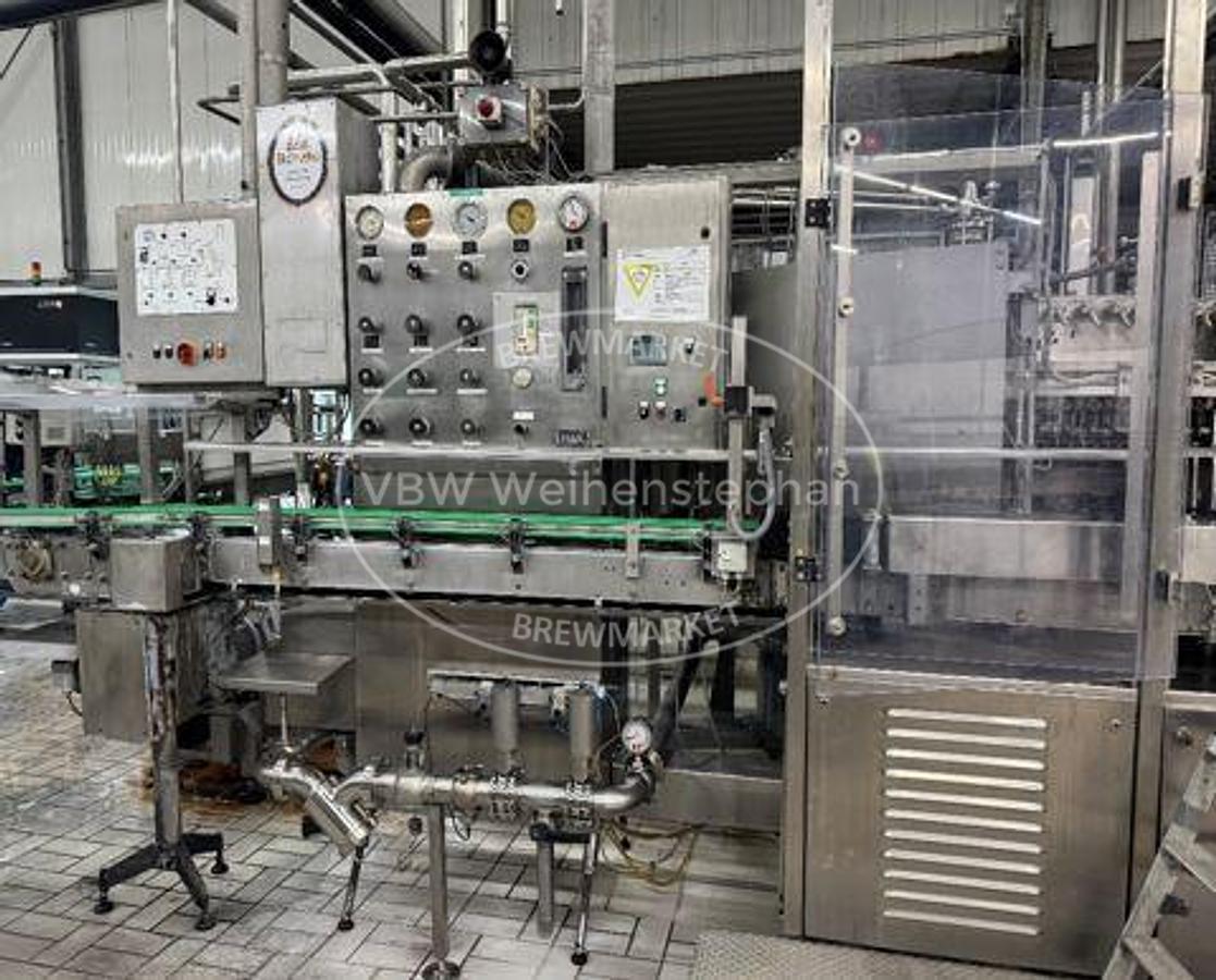 Used Glass bottle filler and capper