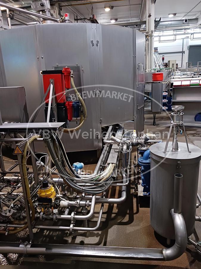 Used Glass bottle filler and capper