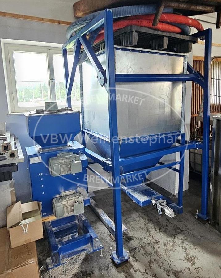 Used Malt milling plant with bunker