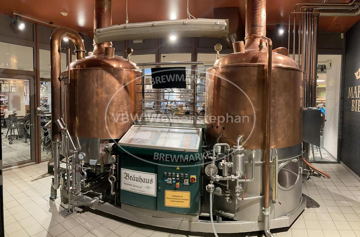 Used 2 vessel brewhouse with whirlpool