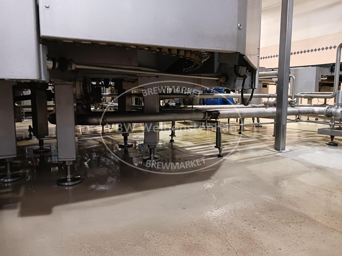 Used Glass bottle filler and capper