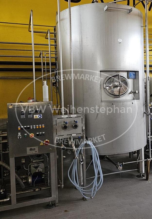 Used Flash pasteuriser with keg filling and cleaning plant