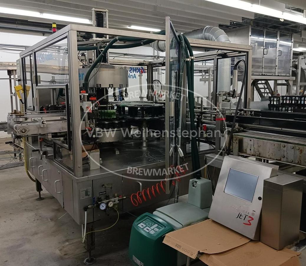 Used PET filling line for non-returnable bottles