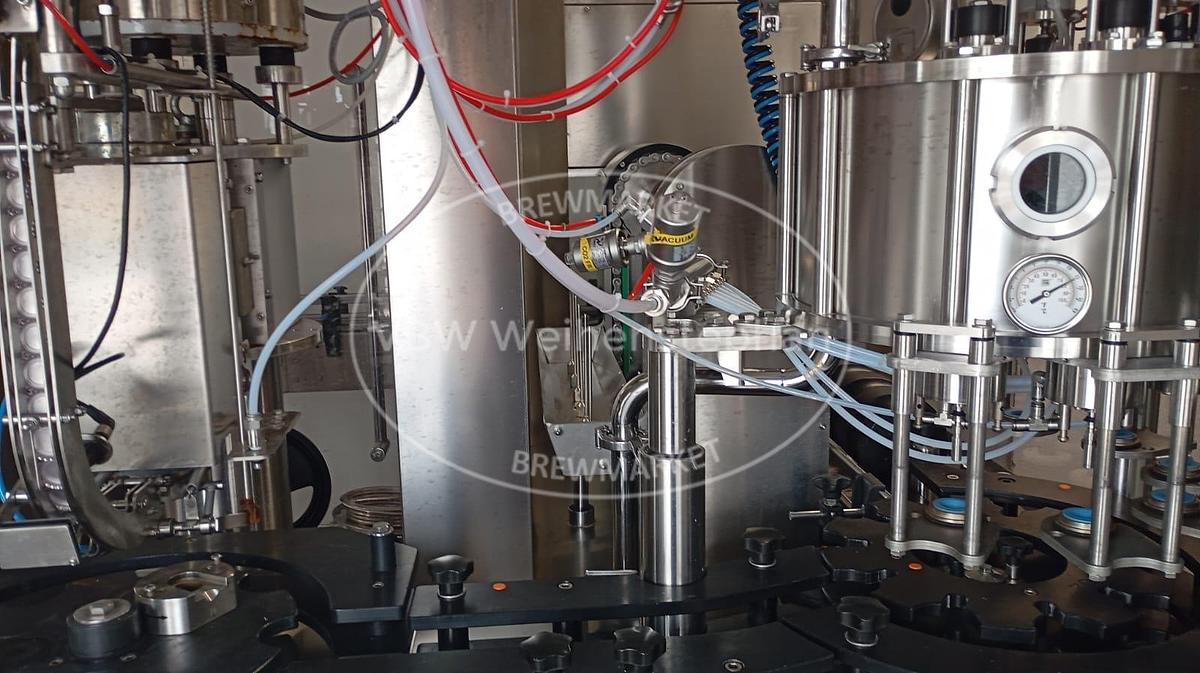 Used glass bottle filling and cleaning plant