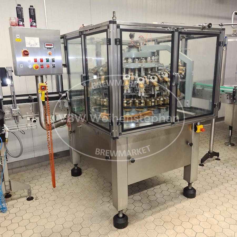 Used glass bottle filling line
